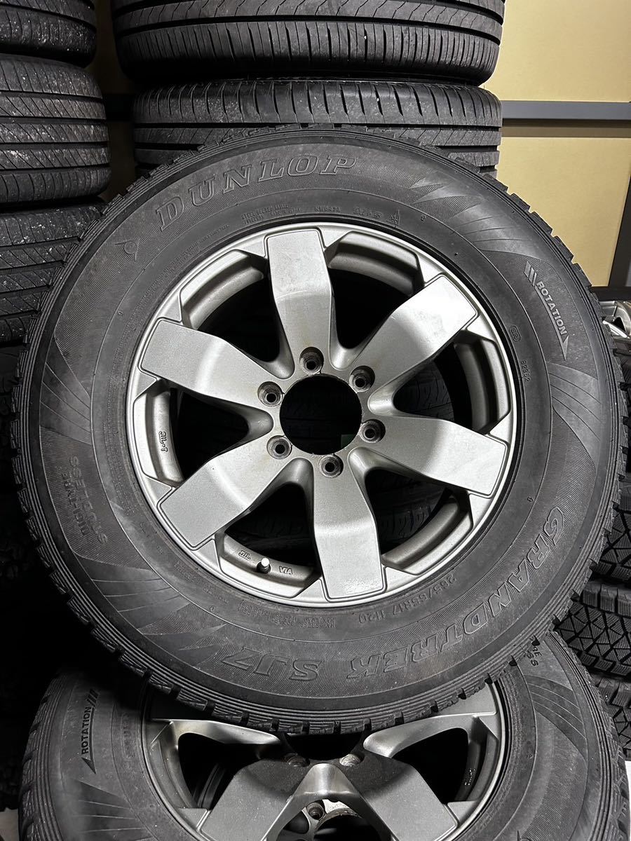 プラド ホイール4本セット ダンロップ 265/65R17_画像1