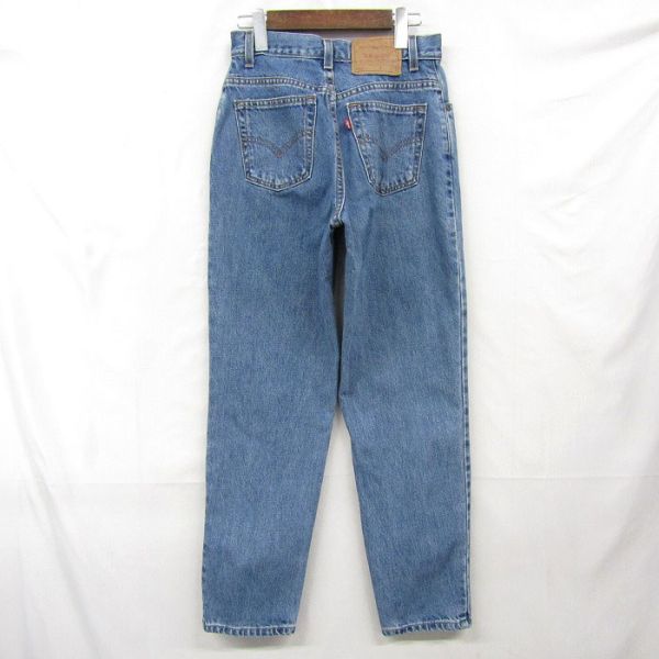 USA製 サイズ 6 MIS S Levi’s 550 リラックスフィット テーパード デニム パンツ ジーンズ ブルー リーバイス 古着 ビンテージ 3D1609_画像2