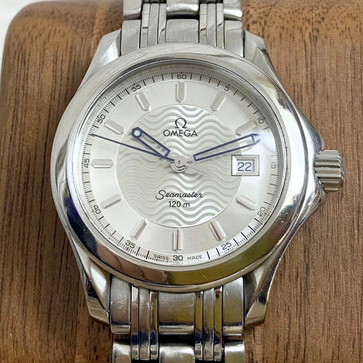 Omega オメガ シーマスター 120 レディース 腕時計 クォーツ 白 Omega オメガ シーマスター 120 レディース 腕時計 クォーツ 白
