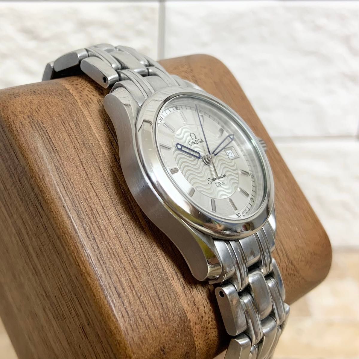Omega オメガ シーマスター 120 レディース 腕時計 クォーツ 白 Omega オメガ シーマスター 120 レディース 腕時計 クォーツ 白