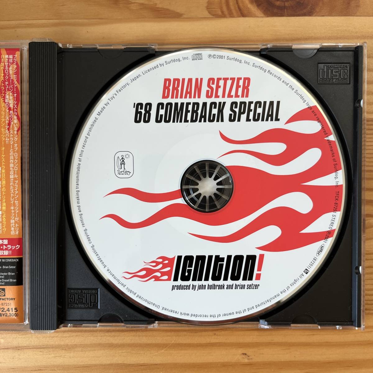 国内盤　CD Brian Setzer, '68 Comeback Special Ignition TFCK-87251_画像4