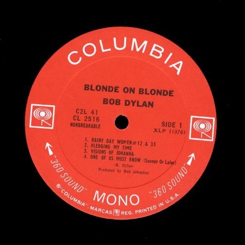 USオリジ2LP！2EYEラベル MONO盤 内ジャケ9photo Bob Dylan / Blonde On Blonde 66年【Columbia / C2L 41】ボブ・ディラン The Band_画像2