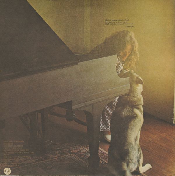 米ODEオリジLP テクスチャージャケ Carole King / Music 1971年 SP77013 Danny Kootch James Taylor キャロル・キング ミュージック_画像4