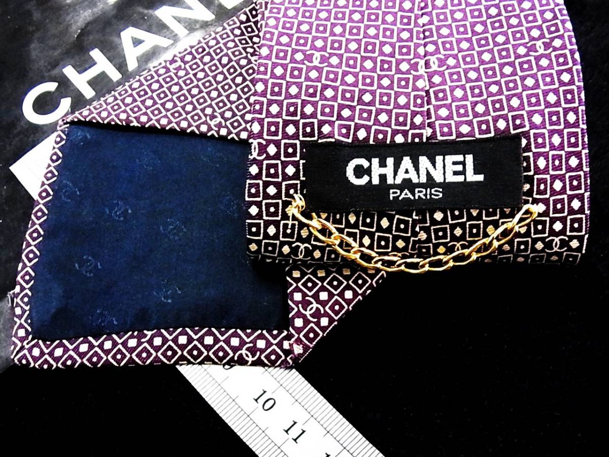 5G0295【超特売】★シャネル CCロゴ【CHANEL】ネクタイ★★_画像2