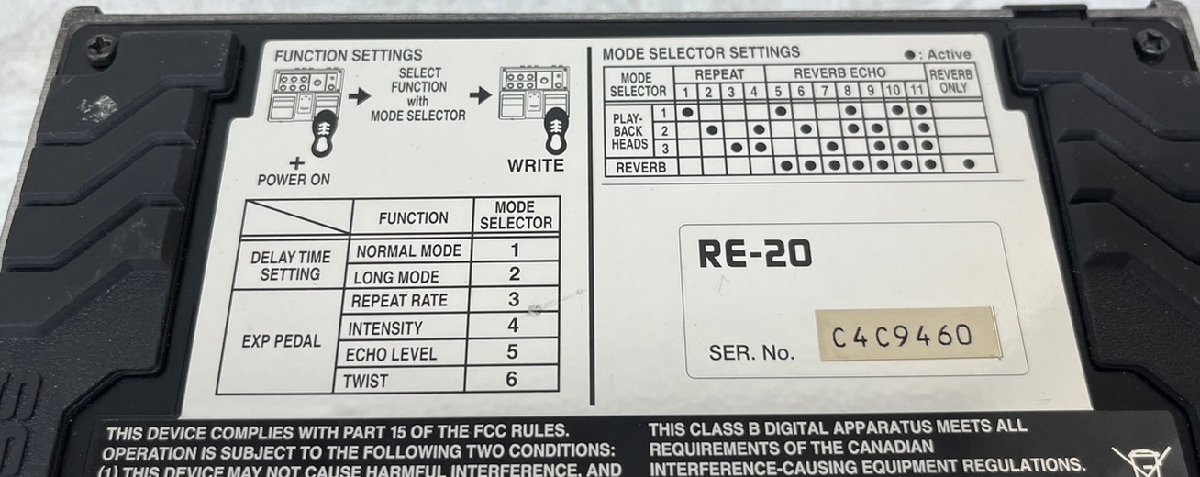 Σ9182 中古 BOSS RE-20 Space Echo ボス エフェクター_画像8