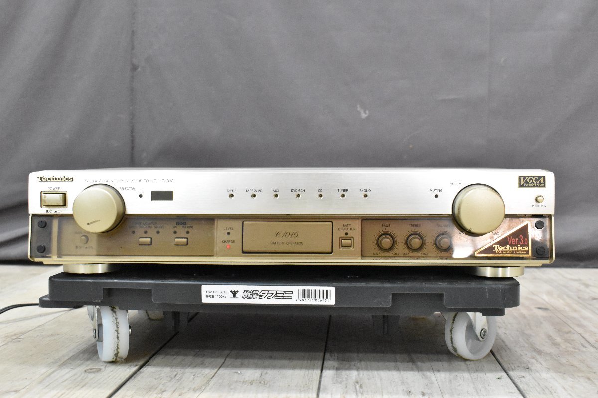 ◇s4555 ジャンク品 Technics テクニクス プリアンプ SU-C1010_画像3