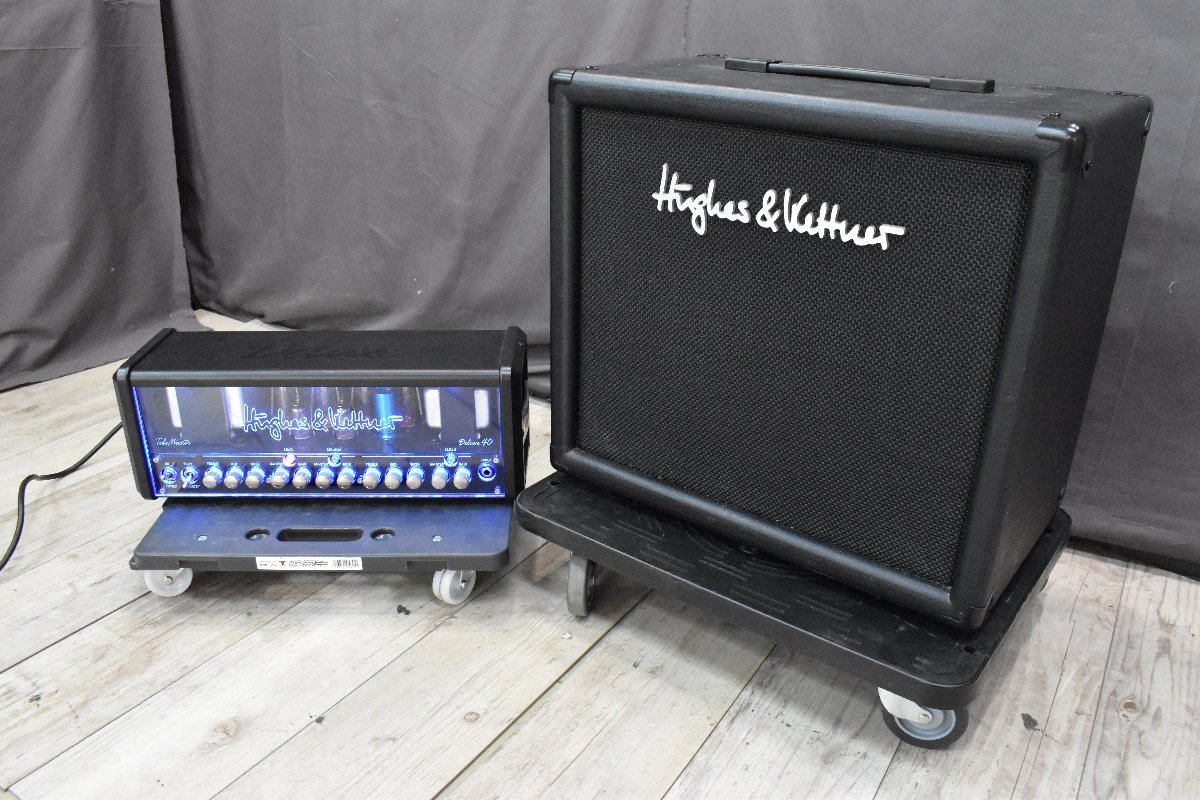 ◇s4588 中古品 Hughes＆Kettner ヒュース＆ケトナー アンプヘッドTubeMeister Deluxe40/ギターキャビネット TM112_画像1