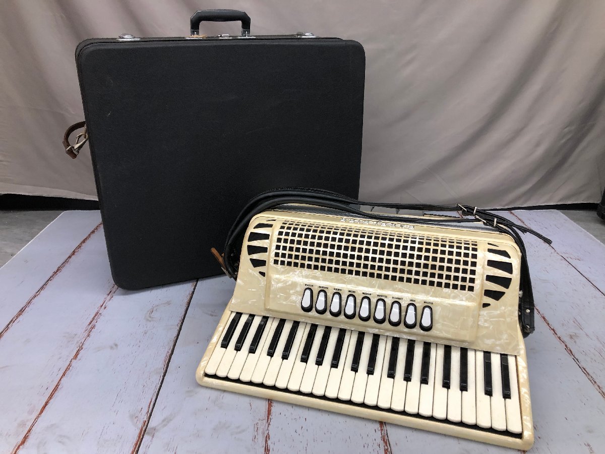 ♪3675　中古品　鍵盤楽器　アコーディオン　EXCELSIOR　エキセルシァー　Model 415_画像1