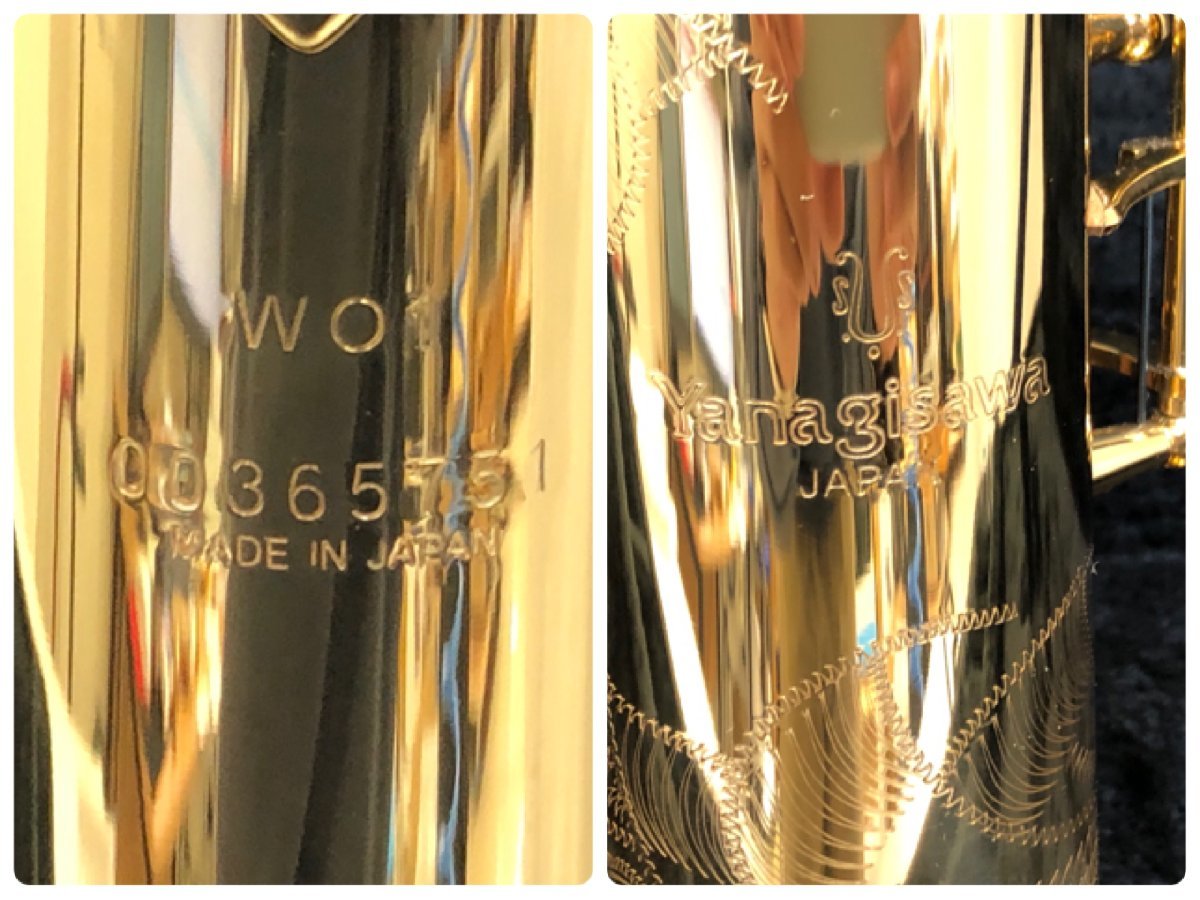 ♪3689　中古品　木管楽器　ソプラノサックス　YANAGISAWA　ヤナギサワ　S-WO1　　【ケース付き】_画像10
