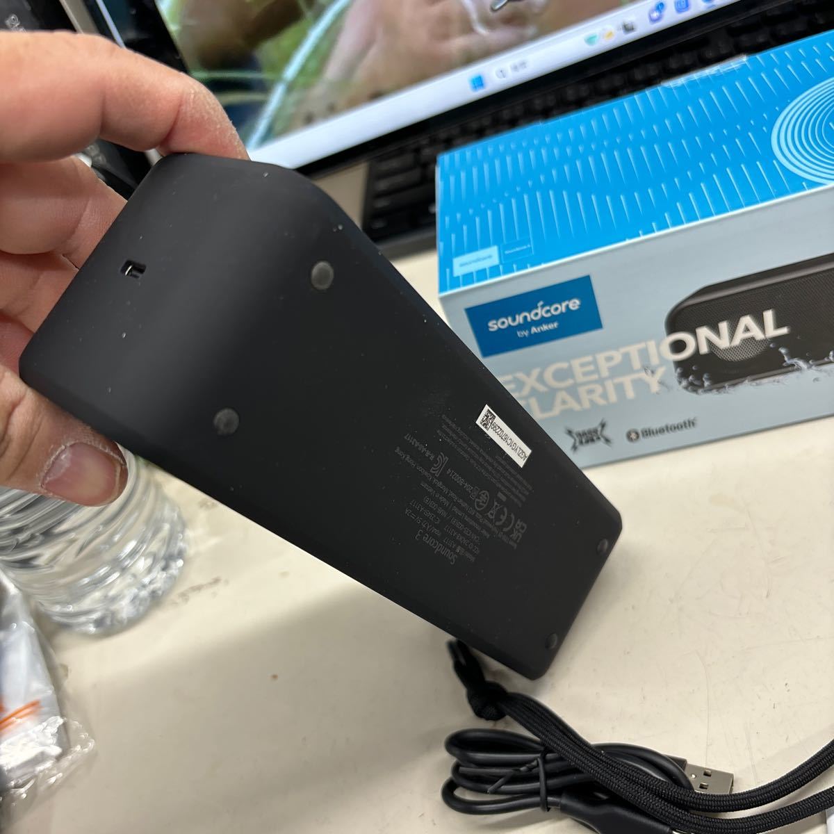 1【美品】Bluetoothスピーカー　Anker Soundcore3 アンカーサウンドコア3_画像3