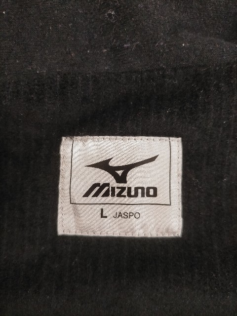 状態良好 MIZUNO BREATH THERMO ミズノ ブレスサーモ 裏地起毛 ウインドブレーカー上下 セットアップ L ネイビー×シルバー_画像9