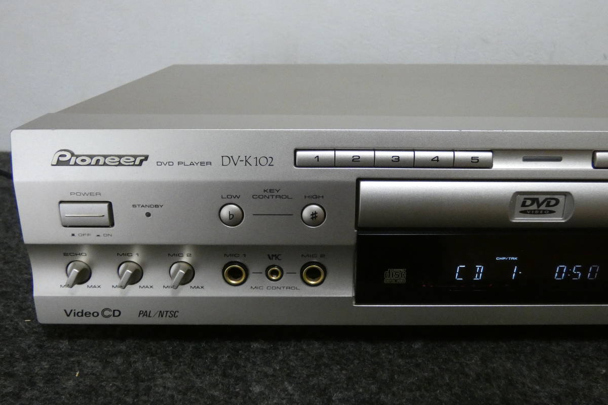 【アナログレコード音質】Pioneer CD/DVDプレーヤー DV-K102 高音質化改良品 syno tune Extra Tune USED カラオケ ハイエンド機を軽く凌駕_画像2