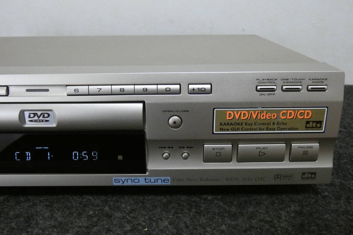 【アナログレコード音質】Pioneer CD/DVDプレーヤー DV-K102 高音質化改良品 syno tune Extra Tune USED カラオケ ハイエンド機を軽く凌駕_画像3