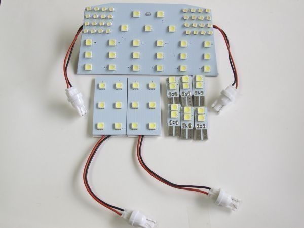 【フロント/リア/バニティ/カーテシ+専用工具】 200系クラウン 5050SMD LED ルームランプ 9点 174発 ロイヤル アスリート 送料220円～_画像3