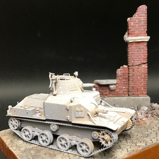 1/35AFV模型展示台　小型車両・フィギュア用　簡易ジオラマベース　09_画像8