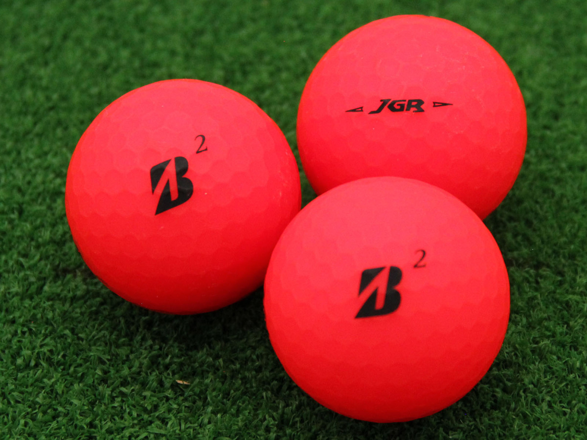 ABランク ブリヂストン BRIDGESTONE TOUR B JGR MATTE RED EDITION 2021年モデル 30個 球手箱 ロストボール