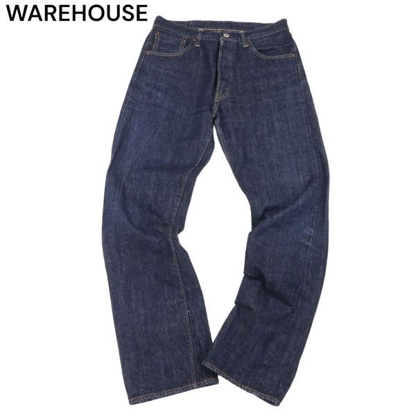 WAREHOUSE ウエアハウス Lot 1001XX 赤耳 セルビッジ★ ボタンフライ デニム パンツ ジーンズ Sz.31　メンズ 日本製　I3B00842_C#R_画像1