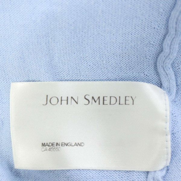 英国製★ JOHN SMEDLEY ジョンスメドレー 通年 シーアイランド コットン★ クルーネック ニット セーター Sz.S　メンズ　I3T02493_C#L_画像6