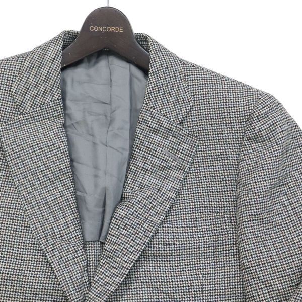 90s* BURBERRYS Vintage Burberry autumn winter thousand bird pattern * wool tailored jacket Sz.AB5 men's I3T02548_C#N