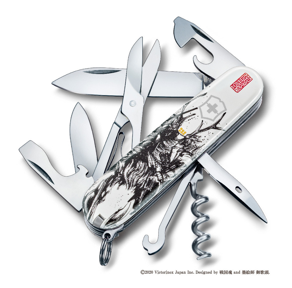 冬ギフト セ 送料無料 VICTORINOX(ビクトリノックス)戦国墨絵クライマー 真田幸村 1.3703.7-X1【日本正規品】 ビクトリノックス