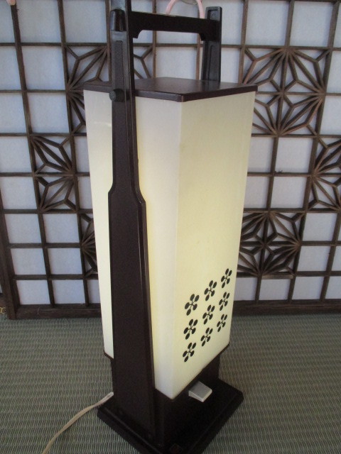 《和》　昭和レトロ　行灯　電飾　ナショナル　プラ製　和風　かわいい_画像5