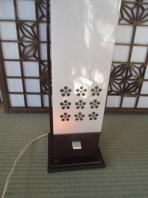 《和》　昭和レトロ　行灯　電飾　ナショナル　プラ製　和風　かわいい_画像6