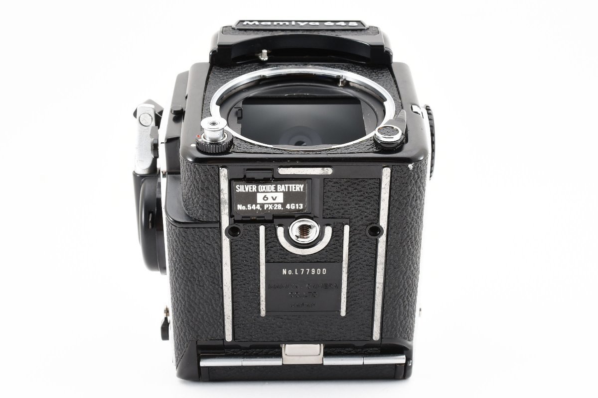 【美品】マミヤ Mamiya M645 1000S 中判カメラ 120フィルムバック 2個セット！ 動作確認済み！2042037_画像10