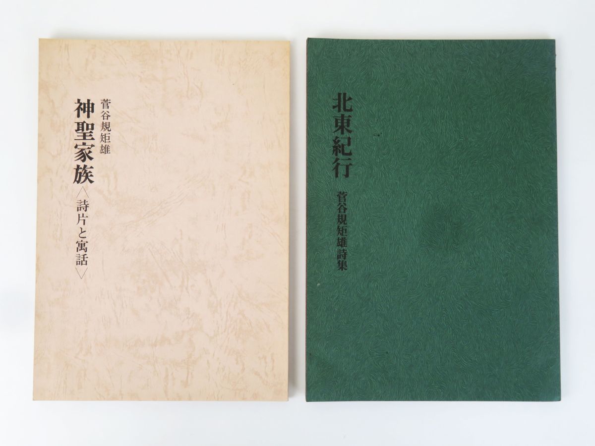 佐R7901◆菅谷規矩雄 関連書5冊セット【新版 菅谷規矩雄詩集(初刷 600部限定)/北東紀行/解体新書/神聖家族/自己組織への序】_画像2