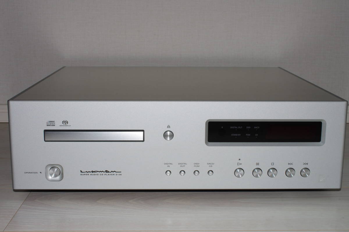     原文:LUXMAN　D-06　SACDプレーヤー　ラックスマン 中古美品