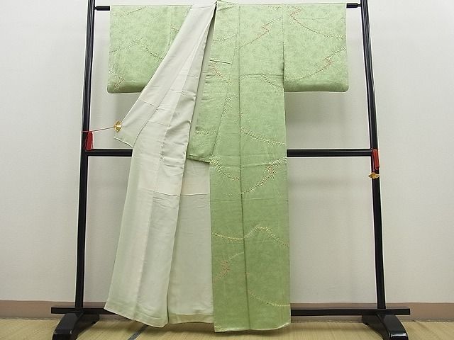 平和屋野田店■上質な小紋　絞り　吉祥文　逸品　n-op0552_画像3