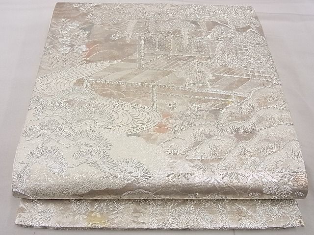 平和屋野田店■六通柄袋帯　古京錦　二重引箔　逸品　n-yt0280_画像1