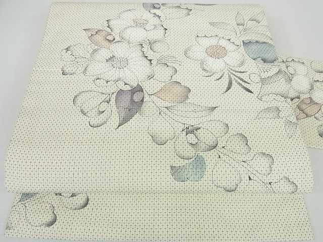 平和屋2■中国三大刺繍　相良刺繍　九寸名古屋帯　紬地　辻が花　手描き　逸品　az6434_画像2