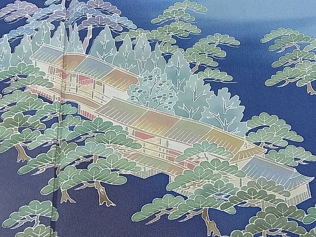 平和屋2■訪問着　友禅　作家物　浜松文　暈し染め　そごう扱い　逸品　ud3043_画像6