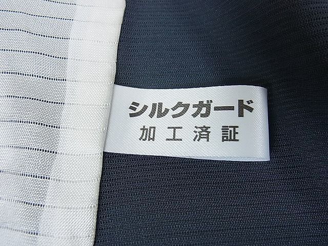 平和屋2■極上　夏物　訪問着・長襦袢(二部式)セット　絽　貝殻　手描き　暈し染め　金彩　逸品　未使用　3kh1855_画像9