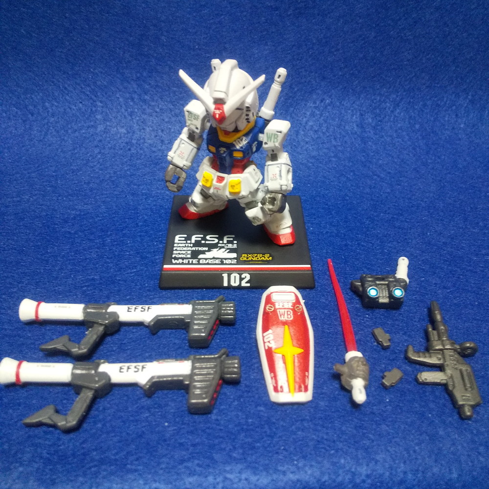 【リペイント】ガンダムコンバージ 最終決戦仕様 RX-78-2 FW GUNDAM CONVERGE_画像10