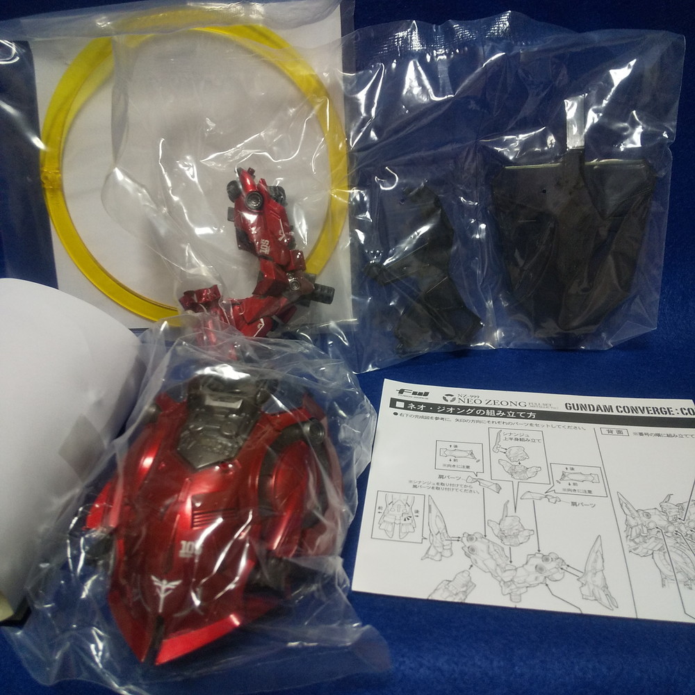 【ジャンク】ガンダムコンバージ CORE ネオ・ジオング フルセット（メタリックver.）【プレミアムバンダイ限定】 FW GUNDAM CONVERGE_画像7