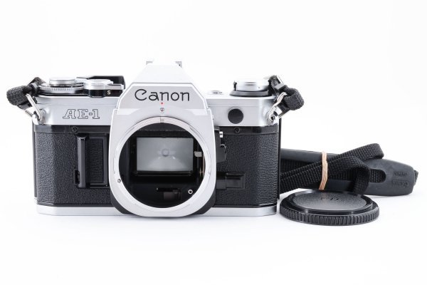 ★美品 動作確認済★ CANON キャノン AE-1 シルバー フィルムカメラ モルト新品交換済 防湿庫管理 N#B199