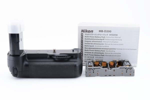 ★新品級　動作確認済★ NIKON ニコン MB-D200 説明書付 バッテリーパック 防湿庫管理 #C364