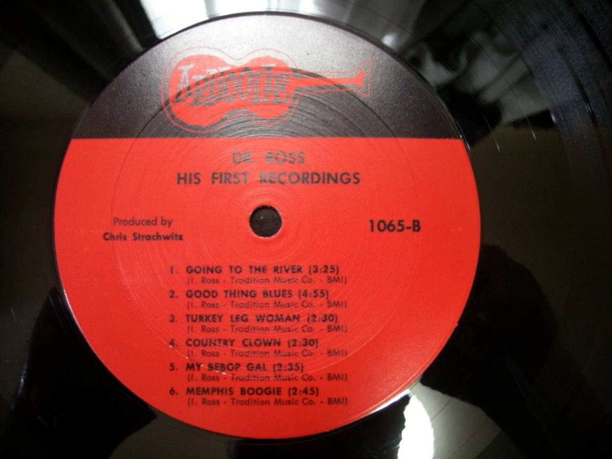 ドクター・ロス【US盤 LP】Dr. Ross His First Recordings | Arhoolie Records 1065 (戦前 PRE WAR Sun Recordsの画像7