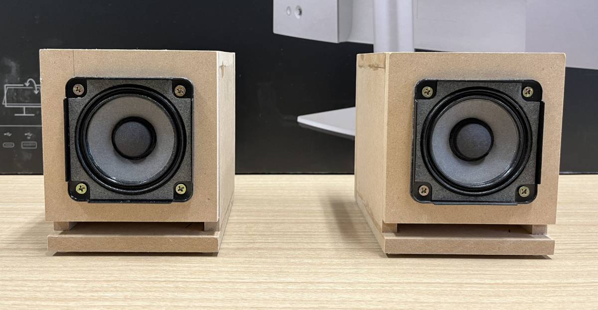 コンパクト 自作スピーカー BOSE SoundDock 6cm ユニット使用 コンパクト 自作スピーカー BOSE SoundDock 6cm ユニット使用