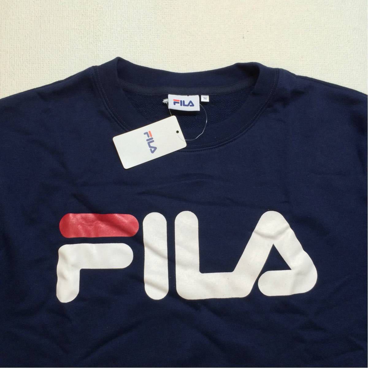 FILA(ITA)ロゴスウェットシャツ ネイビー