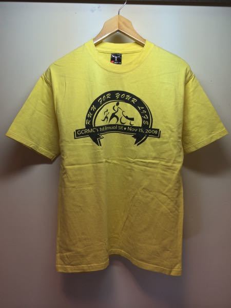 RunForYourLife/Hanes(USA)ビンテージTシャツ
