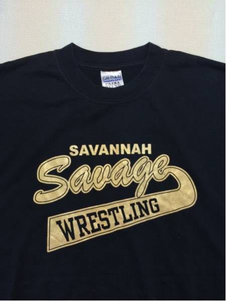 SavageWrestling/GILDAN(USA)ビンテージTシャツ