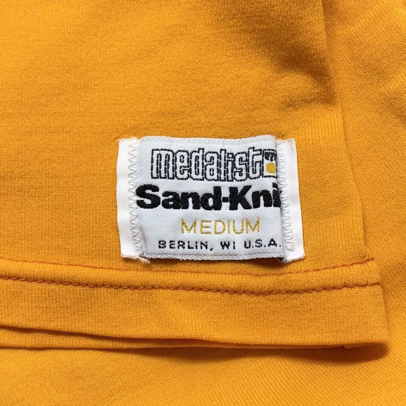 Medalist/Sand-Knitビンテージアスレチックシャツ(アメリカ製)_画像4