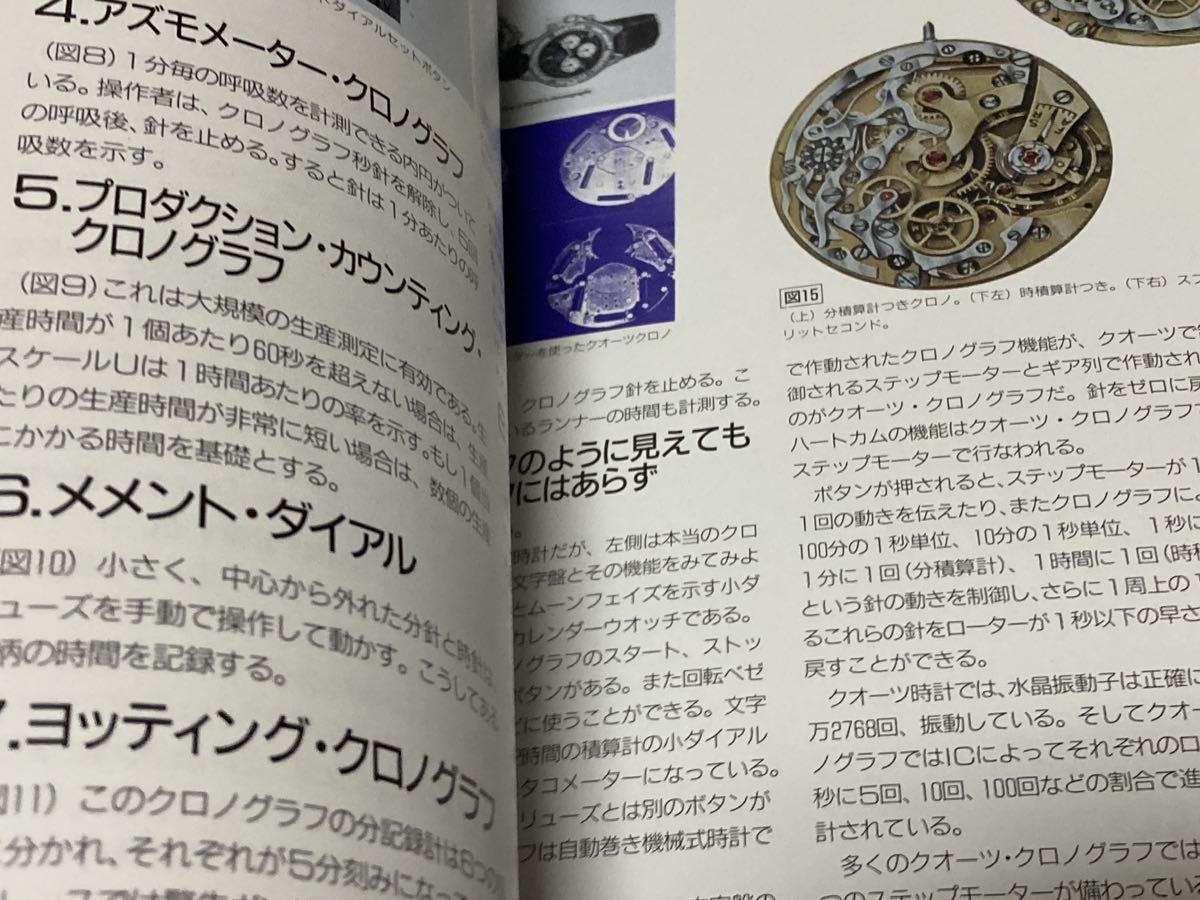 1990年 mono モノマガジン 別冊 世界の腕時計 3 クロノグラフ 完全 大辞典 ROLEX OMEGA ロレックス オメガ 腕時計 資料の画像9