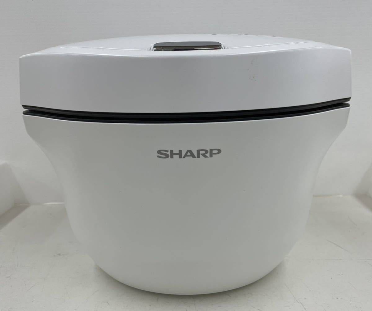 中古　SHARP シャープ　HEALSIO ヘルシオ　水なし自動調理鍋　KN-HW24G-W 2021年製　_画像1