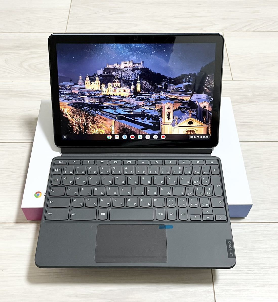 美品 Lenovo IdeaPad Duet Chromebook 10.1インチ 4GB 128GB レノボ クロームブック タブレット_画像1