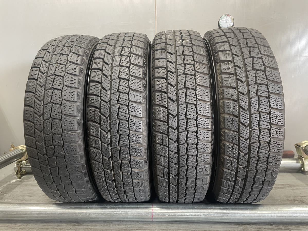 165/65R14(79Q)[商品番号7155] ダンロップ WINTERMAXX WM02 2018年製3本2020年製1本 4本セット 165/65/14_画像1