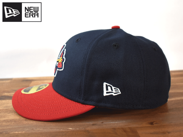 ★未使用品★NEW ERA ニューエラ × ATLANTA BRAVES ブレーブス MLB 59 FIFTY LOW PROFILE【7-1/4 - 57.7cm】 キャップ 帽子 W934_画像3