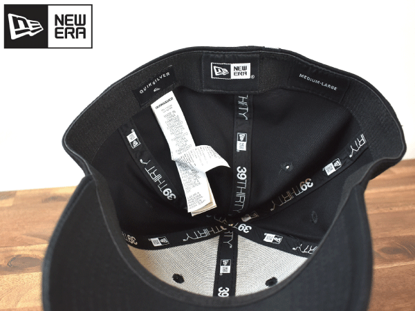 ★未使用品★NEW ERA ニューエラ × QUIKSILVER クイックシルバー サーフィン スケボー 39 THIRTY【M-L】 キャップ 帽子 H918_画像6